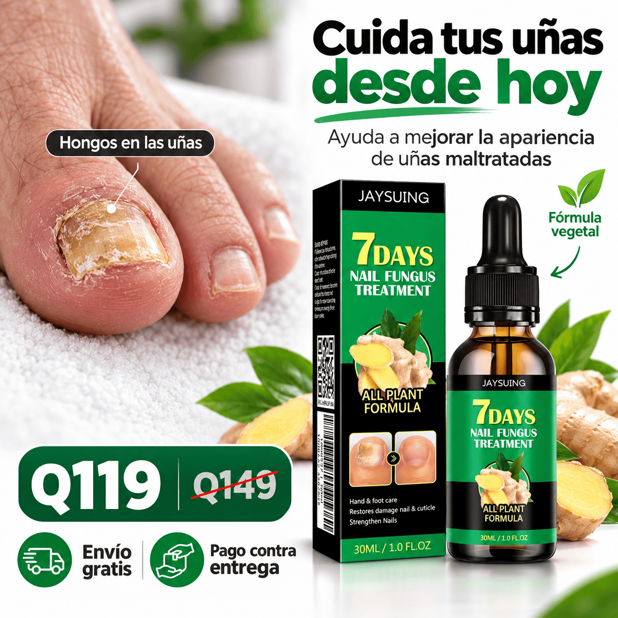 SEFUDUN 7 Days – Tratamiento para Hongos en las Uñas 60 ml